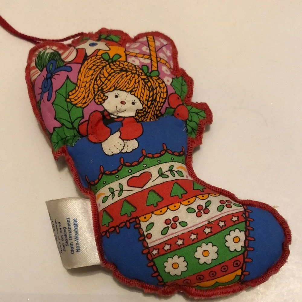 Hallmark 1974 Fabric Christmas Ornaments 1970s Hallmark Fabric Ornaments